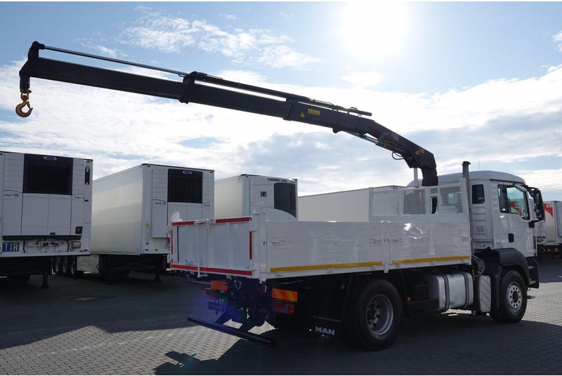 Tipvogn lastbil, Lastbil med kran MAN TGS 18.400 + HDS: billede 11