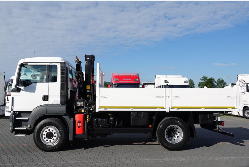 Tipvogn lastbil, Lastbil med kran MAN TGS 18.400 + HDS: billede 17