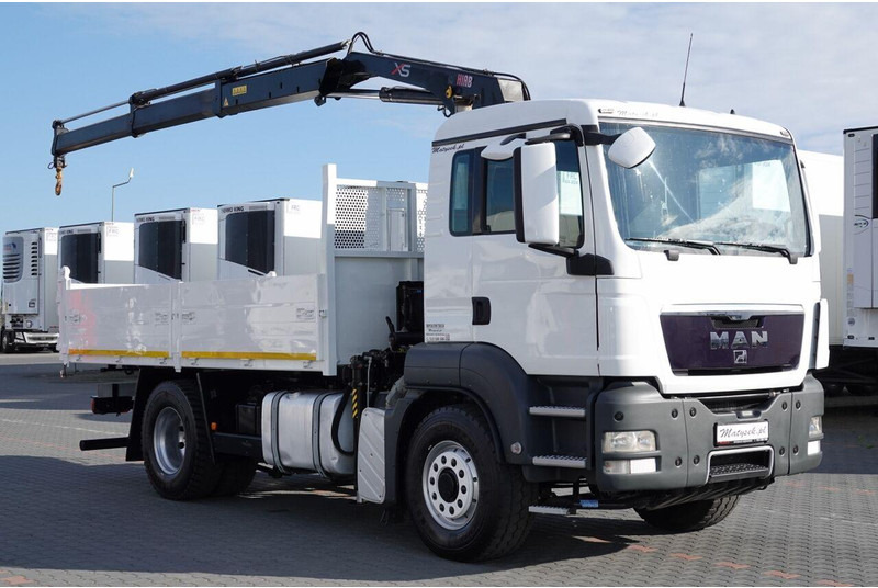 Tipvogn lastbil, Lastbil med kran MAN TGS 18.400 + HDS: billede 13