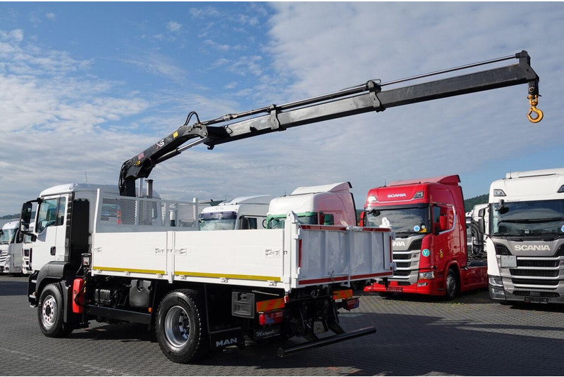 Tipvogn lastbil, Lastbil med kran MAN TGS 18.400 + HDS: billede 10
