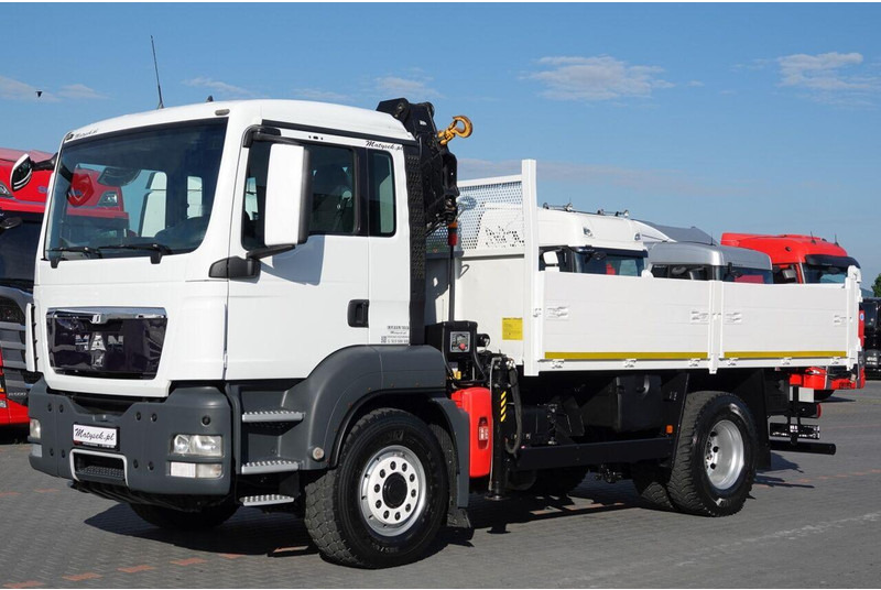 Tipvogn lastbil, Lastbil med kran MAN TGS 18.400 + HDS: billede 14