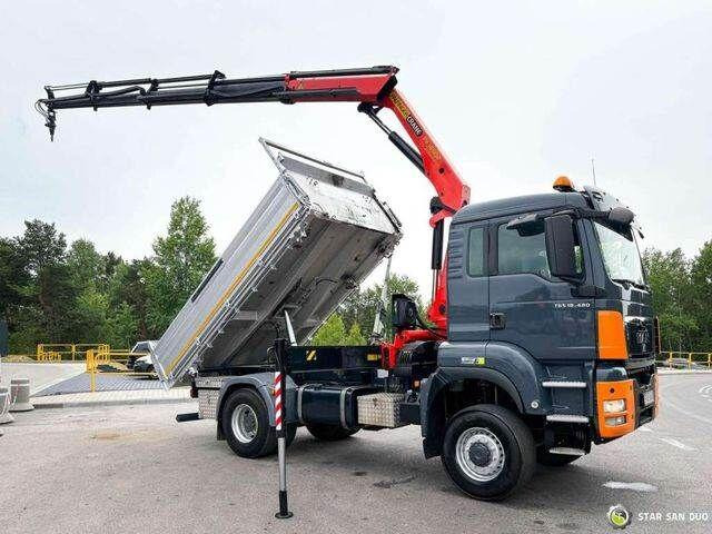 MAN TGS 18.480 PALFINGER PK 16502 HDS Crane,Kipper - Tipvogn lastbil, Lastbil med kran: billede 3 MAN TGS 18.480 PALFINGER PK 16502 HDS Crane,Kipper - Tipvogn lastbil, Lastbil med kran: billede 3