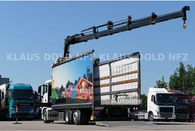 MAN TGS 22.440 - Curtain side+crane 6x2 - Lastbil med presenning: billede 4 MAN TGS 22.440 - Curtain side+crane 6x2 - Lastbil med presenning: billede 4