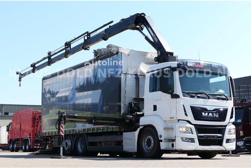 MAN TGS 22.440 - Curtain side+crane 6x2 - Lastbil med presenning: billede 2 MAN TGS 22.440 - Curtain side+crane 6x2 - Lastbil med presenning: billede 2