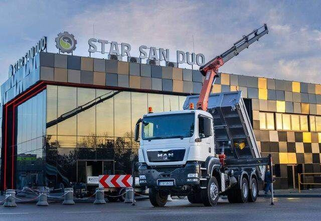 MAN TGS 26.360 6x6 PALFINGER PK 18001 EH Crane Kipe - Tipvogn lastbil, Lastbil med kran: billede 4 MAN TGS 26.360 6x6 PALFINGER PK 18001 EH Crane Kipe - Tipvogn lastbil, Lastbil med kran: billede 4