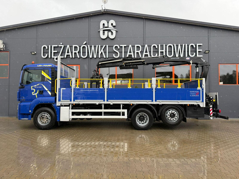 MAN TGS 26.360 - Lastbil med lad, Lastbil med kran: billede 2 MAN TGS 26.360 - Lastbil med lad, Lastbil med kran: billede 2