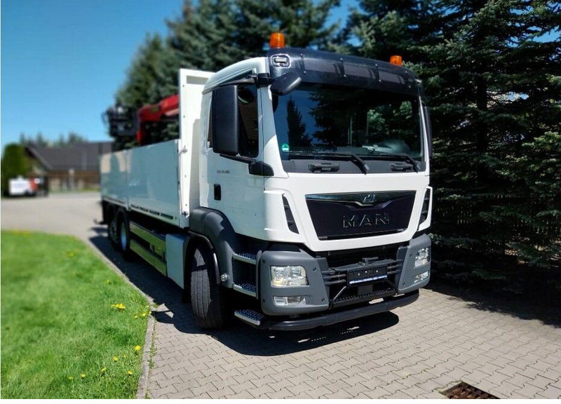 MAN TGS 26.400 Flatbed + Crane Palfinger PK 23001L - Lastbil med lad, Lastbil med kran: billede 4 MAN TGS 26.400 Flatbed + Crane Palfinger PK 23001L - Lastbil med lad, Lastbil med kran: billede 4