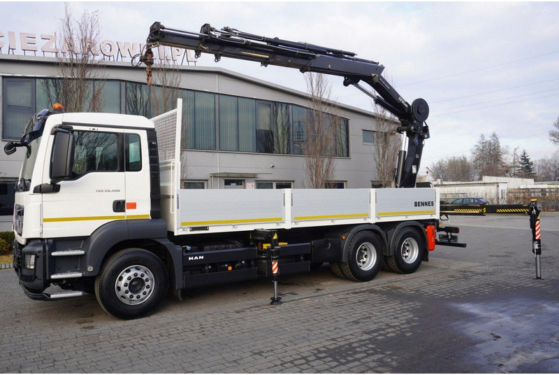 MAN TGS 26.400 + HIAB 244 EP-4 HIDUO crane - Lastbil med lad, Lastbil med kran: billede 1 MAN TGS 26.400 + HIAB 244 EP-4 HIDUO crane - Lastbil med lad, Lastbil med kran: billede 1