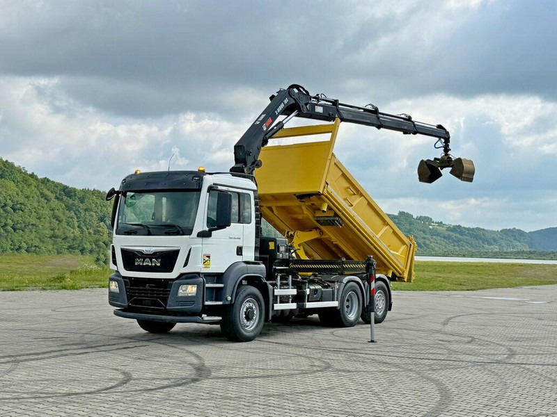 MAN TGS 26.400 * HIAB X-HIDUO 188 E-3 + FUNK * 6x4 - Tipvogn lastbil, Lastbil med kran: billede 2 MAN TGS 26.400 * HIAB X-HIDUO 188 E-3 + FUNK * 6x4 - Tipvogn lastbil, Lastbil med kran: billede 2