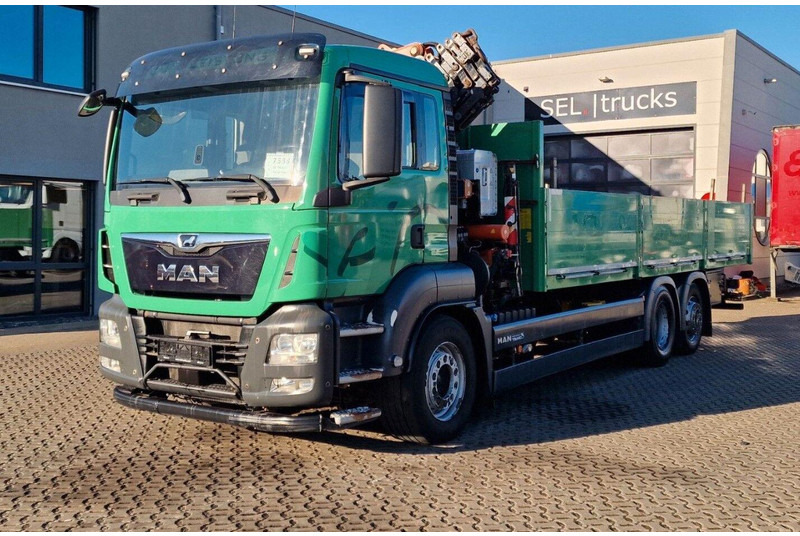 MAN TGS 26.460 6X2 Flatbed + Crane Atlas 172.3E-A4 + RC - Lastbil med lad, Lastbil med kran: billede 3 MAN TGS 26.460 6X2 Flatbed + Crane Atlas 172.3E-A4 + RC - Lastbil med lad, Lastbil med kran: billede 3