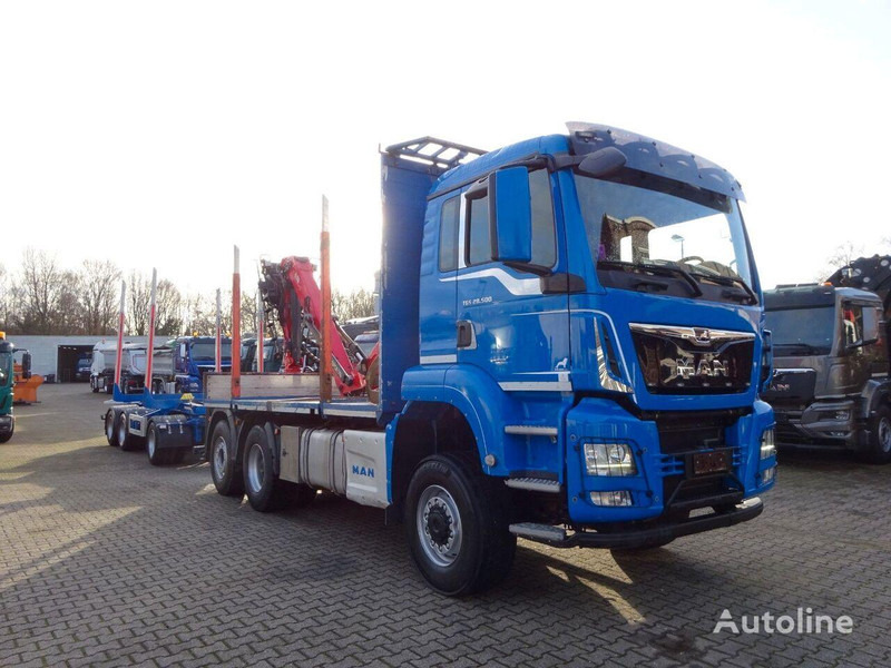 MAN TGS 28.500 6x4 Log truck + Crane Epsilon + Trailer - Tømmerbil, Lastbil med kran: billede 2 MAN TGS 28.500 6x4 Log truck + Crane Epsilon + Trailer - Tømmerbil, Lastbil med kran: billede 2