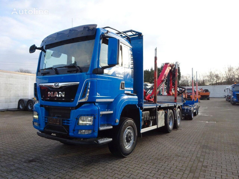 MAN TGS 28.500 6x4 Log truck + Crane Epsilon + Trailer - Tømmerbil, Lastbil med kran: billede 1 MAN TGS 28.500 6x4 Log truck + Crane Epsilon + Trailer - Tømmerbil, Lastbil med kran: billede 1