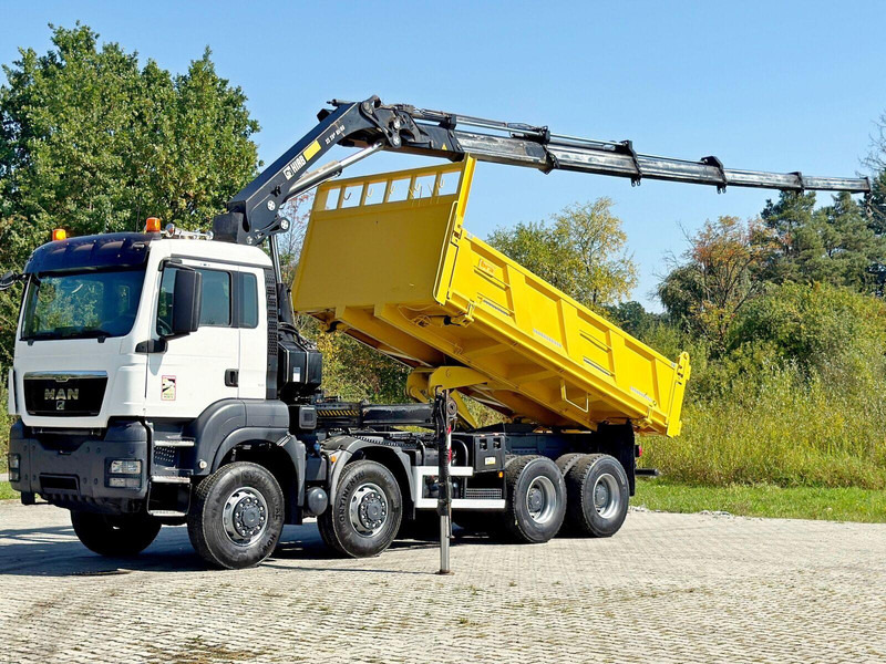 MAN TGS 32.510 * HIAB 288 EP - 5HIDUO/ FUNK * 8x8 - Tipvogn lastbil, Lastbil med kran: billede 2 MAN TGS 32.510 * HIAB 288 EP - 5HIDUO/ FUNK * 8x8 - Tipvogn lastbil, Lastbil med kran: billede 2