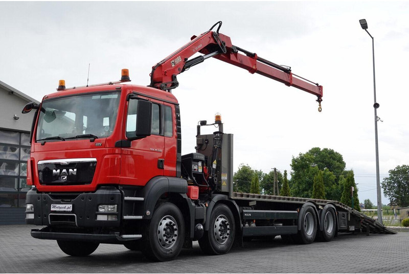 MAN TGS 35.360 / 8x2-4 / LAWETA + HDS HIAB 166 E-2 / OŚ PODNOSZONA / - Bjærgningskøretøj: billede 1 MAN TGS 35.360 / 8x2-4 / LAWETA + HDS HIAB 166 E-2 / OŚ PODNOSZONA / - Bjærgningskøretøj: billede 1