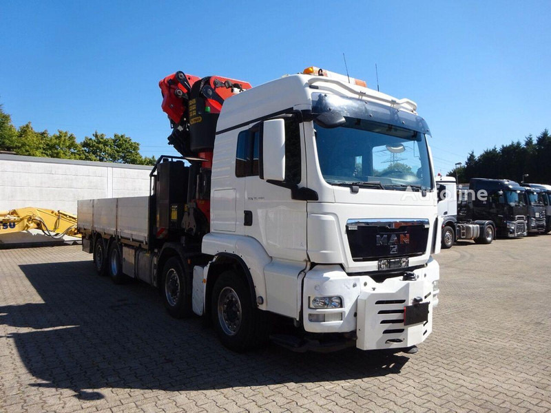 MAN TGS 35.480 - Flatbed + crane - Lastbil med lad, Lastbil med kran: billede 2 MAN TGS 35.480 - Flatbed + crane - Lastbil med lad, Lastbil med kran: billede 2