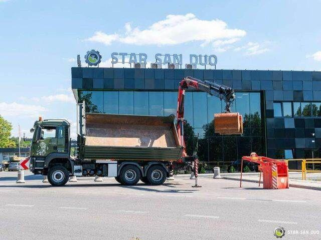 MAN TGS 35.480 PALFINGER PK 20002 HDS Grapple Tippe - Tipvogn lastbil, Lastbil med kran: billede 1 MAN TGS 35.480 PALFINGER PK 20002 HDS Grapple Tippe - Tipvogn lastbil, Lastbil med kran: billede 1