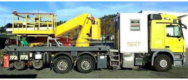 Mercedes-Benz 3344 SRT SCHÖRLING Road Rail Railway Zweiweg - Lastbil med mandskabslift: billede 5 Mercedes-Benz 3344 SRT SCHÖRLING Road Rail Railway Zweiweg - Lastbil med mandskabslift: billede 5