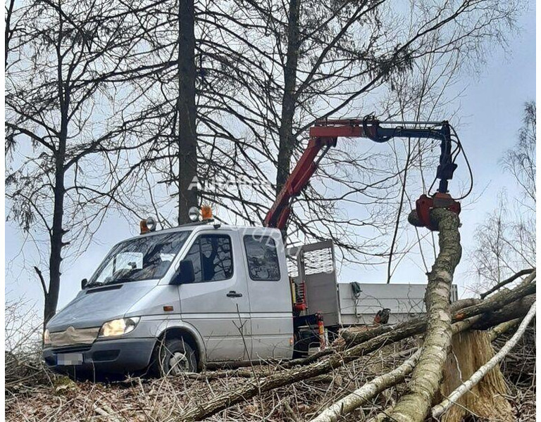 Mercedes-Benz 413 - Doka tipper+crane with gripper - Tipvogn lastbil, Lastbil med kran: billede 3 Mercedes-Benz 413 - Doka tipper+crane with gripper - Tipvogn lastbil, Lastbil med kran: billede 3