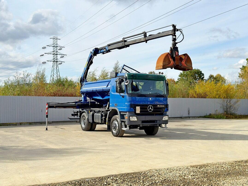 Mercedes-Benz ACTROS 1841 * PK 10501 + FUNK * TOP * 4x4 - Tipvogn lastbil, Lastbil med kran: billede 4 Mercedes-Benz ACTROS 1841 * PK 10501 + FUNK * TOP * 4x4 - Tipvogn lastbil, Lastbil med kran: billede 4