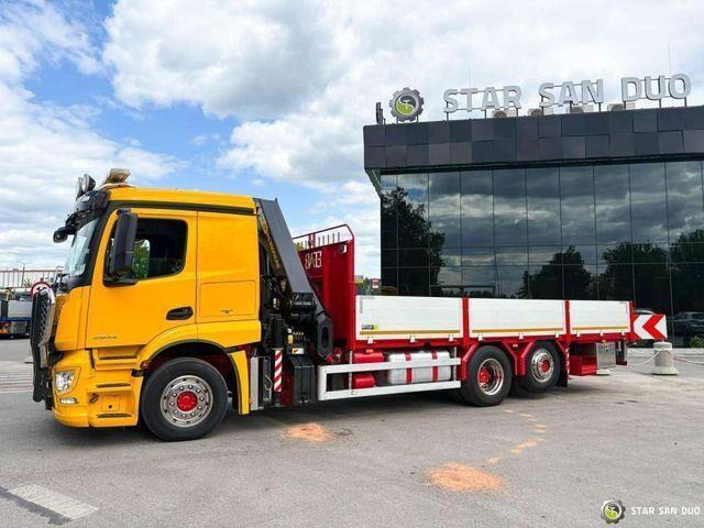 Lastbil med lad, Lastbil med kran Mercedes-Benz ACTROS 2543 6x2 PalfingerPK 26002 EH Crane: billede 10