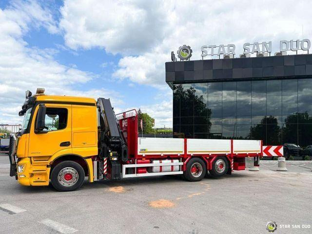 Lastbil med lad, Lastbil med kran Mercedes-Benz ACTROS 2543 6x2 PalfingerPK 26002 EH Crane: billede 8