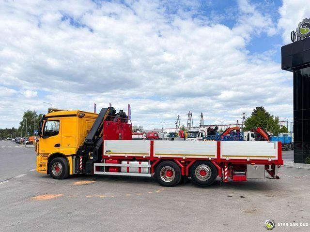 Lastbil med lad, Lastbil med kran Mercedes-Benz ACTROS 2543 6x2 PalfingerPK 26002 EH Crane: billede 9