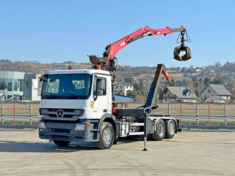 Mercedes-Benz ACTROS 2544 * ABROLLKIPPER * LHO L190Z(78) * TOP - Lastbil kroghejs, Lastbil med kran: billede 2 Mercedes-Benz ACTROS 2544 * ABROLLKIPPER * LHO L190Z(78) * TOP - Lastbil kroghejs, Lastbil med kran: billede 2