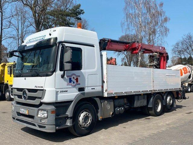 Mercedes-Benz ACTROS 2544 - Lastbil med lad, Lastbil med kran: billede 2 Mercedes-Benz ACTROS 2544 - Lastbil med lad, Lastbil med kran: billede 2