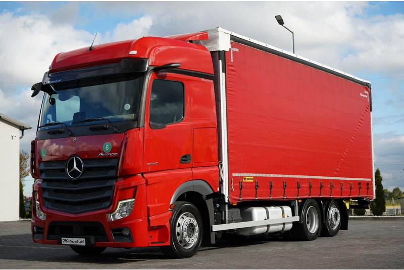 Mercedes-Benz ACTROS 2545 / SOLÓWKA / 6x2 / OŚ PODNOSZONA / BIG SPACE / WIELT - Lastbil med presenning: billede 1 Mercedes-Benz ACTROS 2545 / SOLÓWKA / 6x2 / OŚ PODNOSZONA / BIG SPACE / WIELT - Lastbil med presenning: billede 1