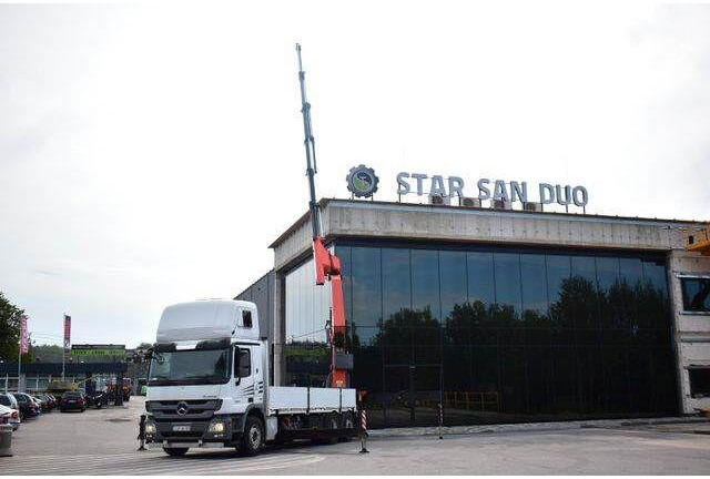 Mercedes-Benz ACTROS 2546 6x2 Palfinger PK 50002 EURO 5 Cran - Lastbil med lad, Lastbil med kran: billede 1 Mercedes-Benz ACTROS 2546 6x2 Palfinger PK 50002 EURO 5 Cran - Lastbil med lad, Lastbil med kran: billede 1