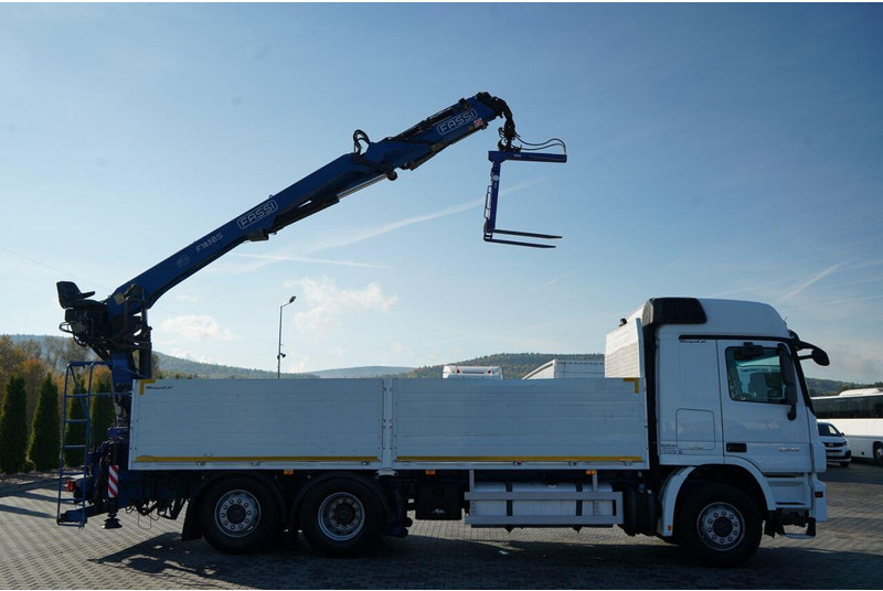 Mercedes-Benz ACTROS 2548 / 6x2 / BURTOWA - 6,5 M / OŚ PODNOSZONA / HDS FASSI - Lastbil med lad, Lastbil med kran: billede 5 Mercedes-Benz ACTROS 2548 / 6x2 / BURTOWA - 6,5 M / OŚ PODNOSZONA / HDS FASSI - Lastbil med lad, Lastbil med kran: billede 5