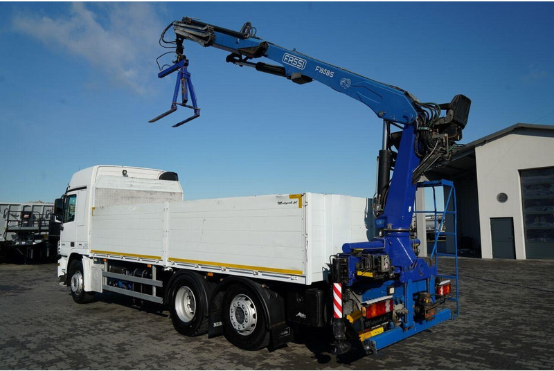 Mercedes-Benz ACTROS 2548 / 6x2 / BURTOWA - 6,5 M / OŚ PODNOSZONA / HDS FASSI - Lastbil med lad, Lastbil med kran: billede 3 Mercedes-Benz ACTROS 2548 / 6x2 / BURTOWA - 6,5 M / OŚ PODNOSZONA / HDS FASSI - Lastbil med lad, Lastbil med kran: billede 3