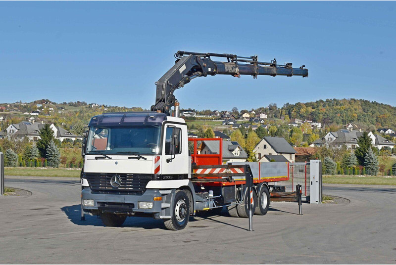Mercedes-Benz ACTROS 2635 Pritsche - Lastbil med lad, Lastbil med kran: billede 2 Mercedes-Benz ACTROS 2635 Pritsche - Lastbil med lad, Lastbil med kran: billede 2