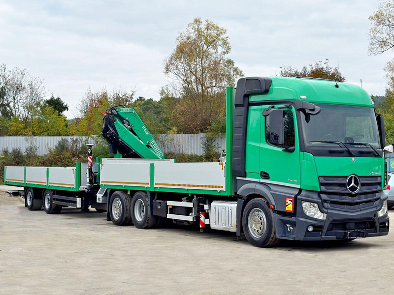 Mercedes-Benz ACTROS 2645* FASSI F345 RA 2.4/FUNK+Anhänger - Lastbil med lad, Lastbil med kran: billede 4 Mercedes-Benz ACTROS 2645* FASSI F345 RA 2.4/FUNK+Anhänger - Lastbil med lad, Lastbil med kran: billede 4