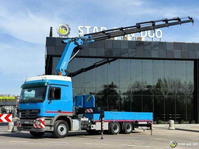 Mercedes-Benz ACTROS 2646L - Lastbil med lad, Lastbil med kran: billede 1 Mercedes-Benz ACTROS 2646L - Lastbil med lad, Lastbil med kran: billede 1