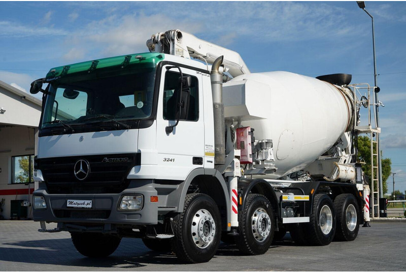 Mercedes-Benz ACTROS 3241 / POMPOGRUSZKA / 8X4 / BETONIARKA + POMPA SERMAC 3Z2 - Betonbil: billede 3 Mercedes-Benz ACTROS 3241 / POMPOGRUSZKA / 8X4 / BETONIARKA + POMPA SERMAC 3Z2 - Betonbil: billede 3
