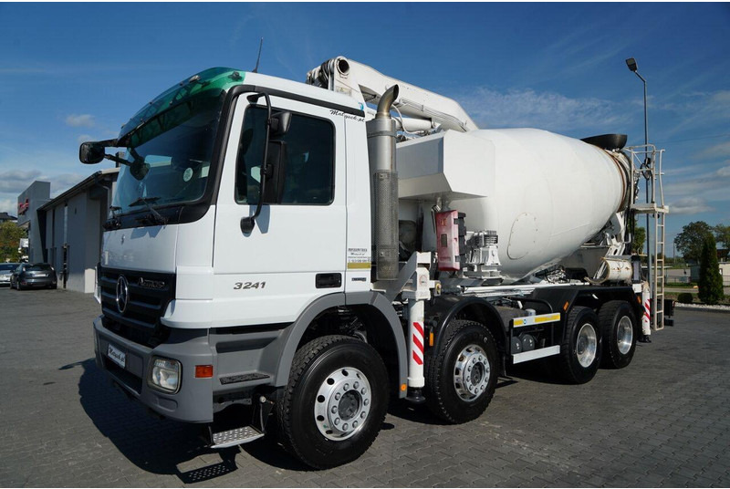 Mercedes-Benz ACTROS 3241 / POMPOGRUSZKA / 8X4 / BETONIARKA + POMPA SERMAC 3Z2 - Betonbil: billede 4 Mercedes-Benz ACTROS 3241 / POMPOGRUSZKA / 8X4 / BETONIARKA + POMPA SERMAC 3Z2 - Betonbil: billede 4