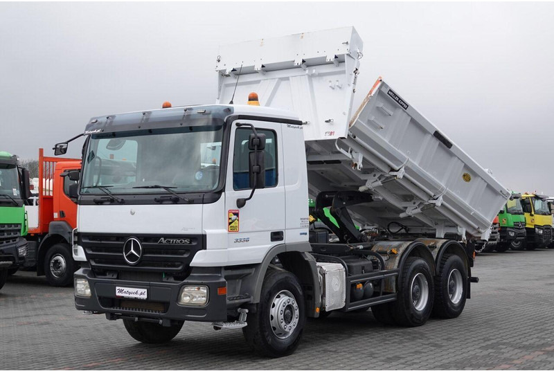 Mercedes-Benz ACTROS 3336 / 6x4 / WYWROTKA / BORDMATIC / HYDROBURTA / MEILLER - Tipvogn lastbil: billede 1 Mercedes-Benz ACTROS 3336 / 6x4 / WYWROTKA / BORDMATIC / HYDROBURTA / MEILLER - Tipvogn lastbil: billede 1
