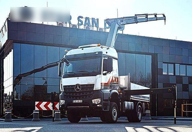 Mercedes-Benz AROCS 1851 PALFINGER PK 20002 Crane Kran - Lastbil med lad, Lastbil med kran: billede 1 Mercedes-Benz AROCS 1851 PALFINGER PK 20002 Crane Kran - Lastbil med lad, Lastbil med kran: billede 1