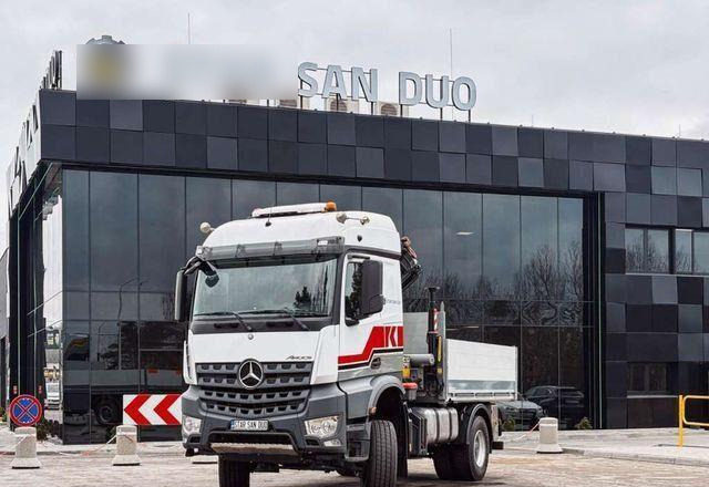 Mercedes-Benz AROCS 1851 PALFINGER PK 20002 Crane Kran - Lastbil med lad, Lastbil med kran: billede 2 Mercedes-Benz AROCS 1851 PALFINGER PK 20002 Crane Kran - Lastbil med lad, Lastbil med kran: billede 2