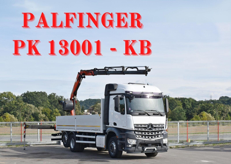 Mercedes-Benz AROCS 2542 - Lastbil med lad, Lastbil med kran: billede 1 Mercedes-Benz AROCS 2542 - Lastbil med lad, Lastbil med kran: billede 1