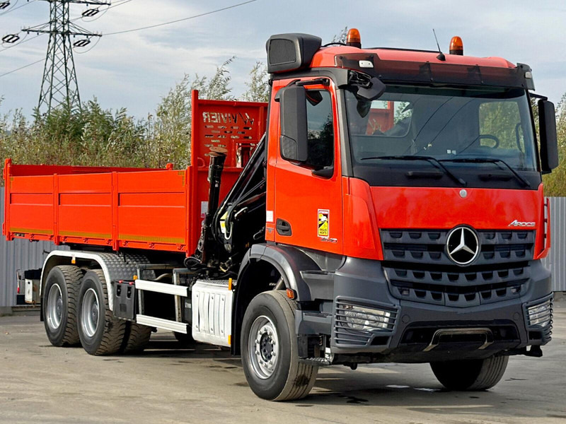Mercedes-Benz AROCS 2640 *HIAB 144 BS - 3/FUNK + * 6x4 - Tipvogn lastbil, Lastbil med kran: billede 3 Mercedes-Benz AROCS 2640 *HIAB 144 BS - 3/FUNK + * 6x4 - Tipvogn lastbil, Lastbil med kran: billede 3