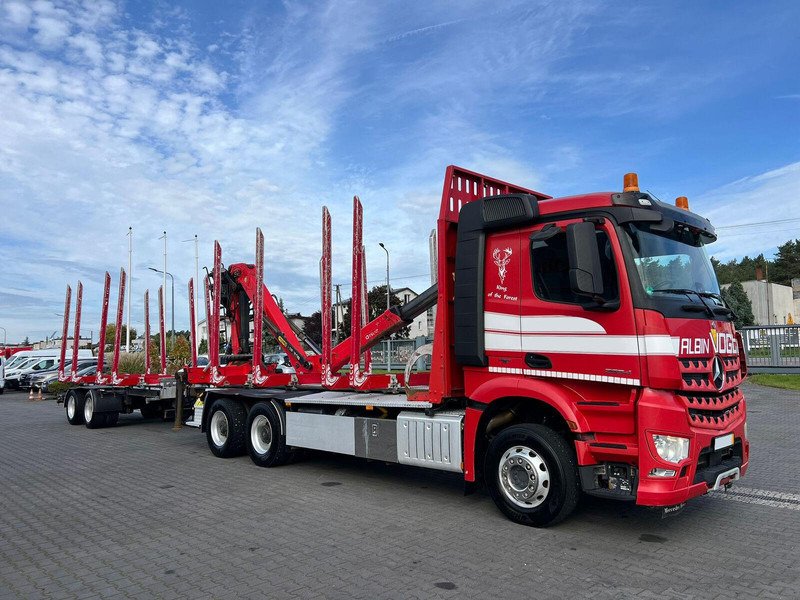 Mercedes-Benz AROCS 2645 EURO 6 6x4 TIMBER CARRIER HOLZTRANSPORT PALFINGER EPS - Tømmerbil, Lastbil med kran: billede 5 Mercedes-Benz AROCS 2645 EURO 6 6x4 TIMBER CARRIER HOLZTRANSPORT PALFINGER EPS - Tømmerbil, Lastbil med kran: billede 5