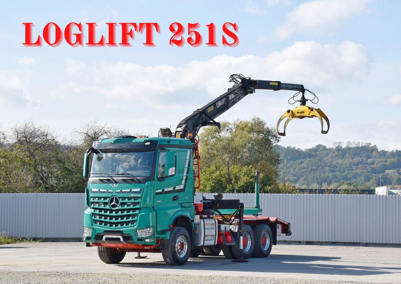 Mercedes-Benz AROCS 3363 *HOLZTRANSPORTER * LOGLIFT 251S /6x4 - Tømmerbil, Lastbil med kran: billede 1 Mercedes-Benz AROCS 3363 *HOLZTRANSPORTER * LOGLIFT 251S /6x4 - Tømmerbil, Lastbil med kran: billede 1