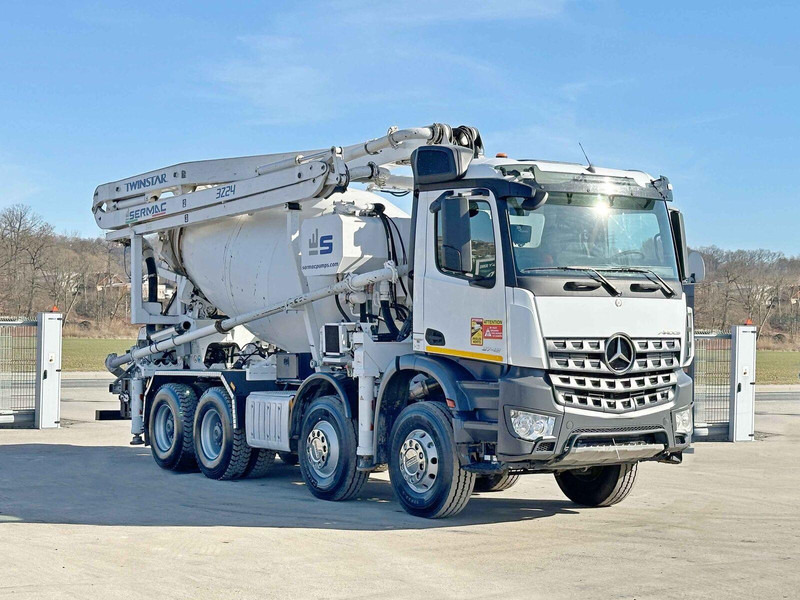 Mercedes-Benz AROCS 3743 * Betonpumpe + FUNK * 8x4 * TOP - Betonbil: billede 1 Mercedes-Benz AROCS 3743 * Betonpumpe + FUNK * 8x4 * TOP - Betonbil: billede 1