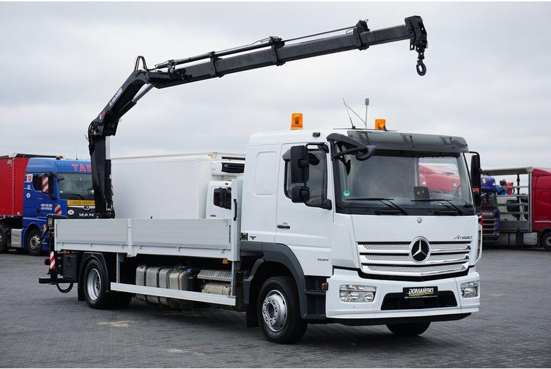 Mercedes-Benz ATEGO / 1224 / ACC / SKRZYNIOWY + HDS / HIAB 099 B - 3 DUO - Lastbil med lad, Lastbil med kran: billede 1 Mercedes-Benz ATEGO / 1224 / ACC / SKRZYNIOWY + HDS / HIAB 099 B - 3 DUO - Lastbil med lad, Lastbil med kran: billede 1