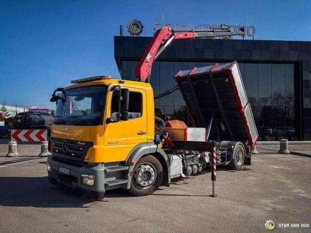 Mercedes-Benz AXOR 1824 4x2 HMF 975 HDS Crane Rotator Kipper - Tipvogn lastbil, Lastbil med kran: billede 4 Mercedes-Benz AXOR 1824 4x2 HMF 975 HDS Crane Rotator Kipper - Tipvogn lastbil, Lastbil med kran: billede 4
