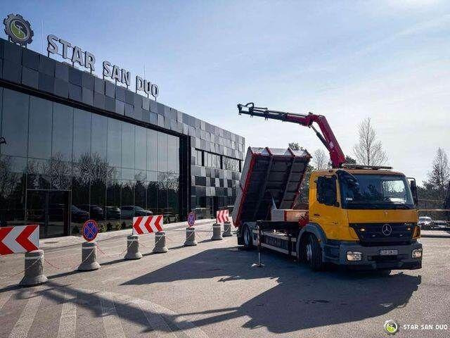 Mercedes-Benz AXOR 1824 4x2 HMF 975 HDS Crane Rotator Kipper - Tipvogn lastbil, Lastbil med kran: billede 5 Mercedes-Benz AXOR 1824 4x2 HMF 975 HDS Crane Rotator Kipper - Tipvogn lastbil, Lastbil med kran: billede 5