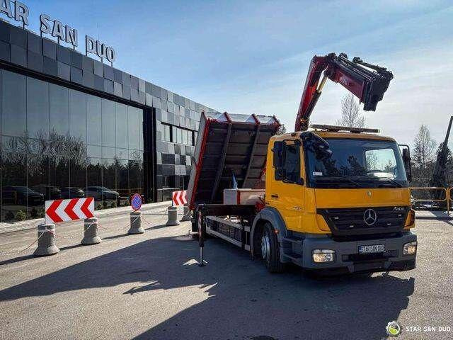 Mercedes-Benz AXOR 1824 4x2 HMF 975 HDS Crane Rotator Kipper - Tipvogn lastbil, Lastbil med kran: billede 2 Mercedes-Benz AXOR 1824 4x2 HMF 975 HDS Crane Rotator Kipper - Tipvogn lastbil, Lastbil med kran: billede 2