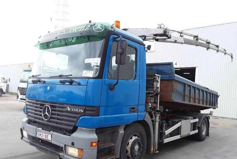 Mercedes-Benz Actros 1835 - Lastbil med lad, Lastbil med kran: billede 5 Mercedes-Benz Actros 1835 - Lastbil med lad, Lastbil med kran: billede 5